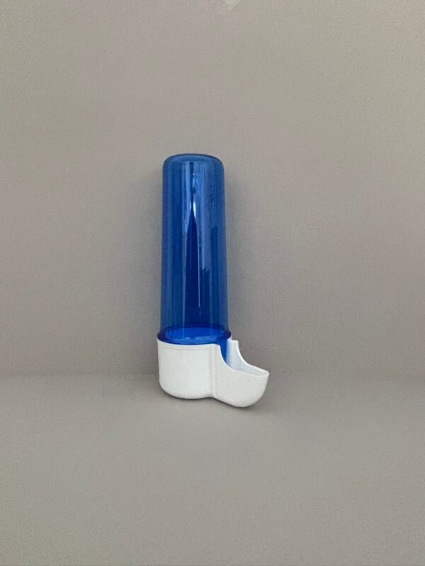 2GR Vogeldrinkfontein Clic – Blauw – Hoge Voet – 100 ml - Derde afbeelding