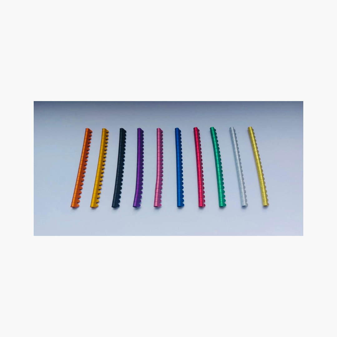 Metalen Kanarieringen - Aluminium Knijpringen Kanarie 3 mm