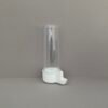 1150-3 2GR Vogeldrinkfontein Clic – Wit – Lage Voet – 100 ml - Derde afbeelding