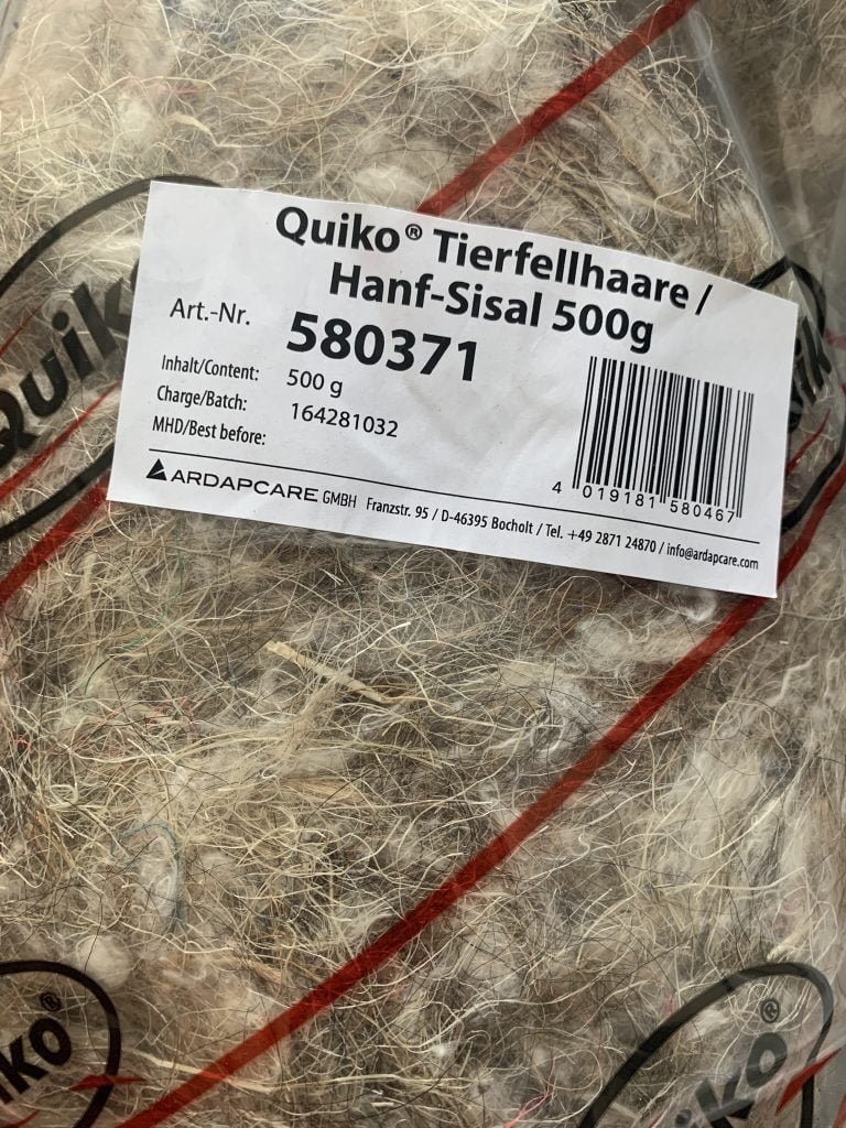 Quiko Paardenhaar-Hennep-Sisal - 500 Gram - Tweede afbeelding