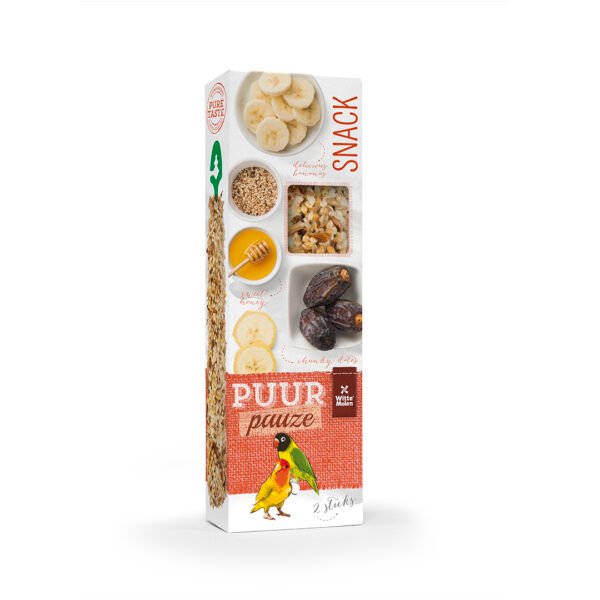 PUUR Pauze Zaadsticks Agapornis met Honing en Dadel - 2 Sticks