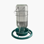 Omnia Mijnlamp en Voersilo met Glazen Fles - Groen
