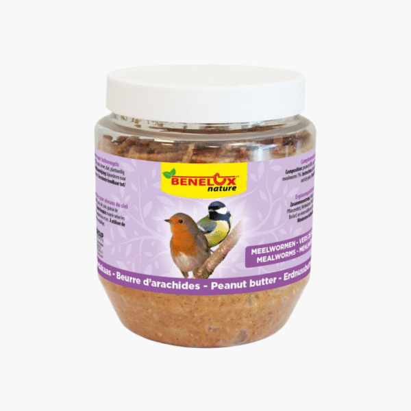 Kinlys Vogelpindakaas Meelwormen - 350 Gram