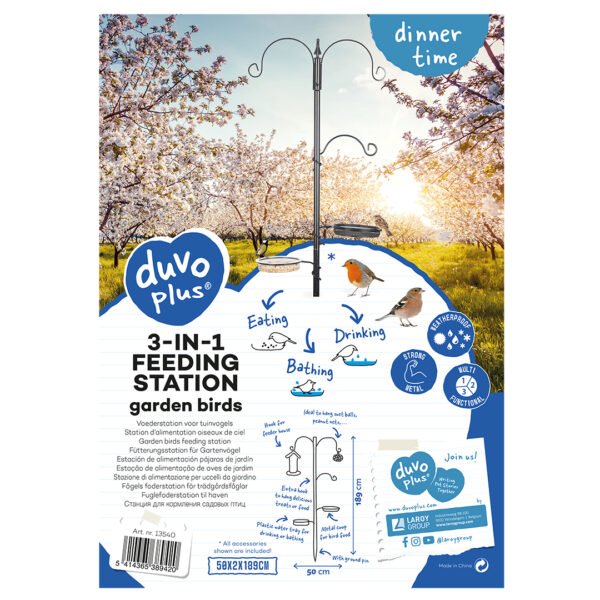 Duvoplus Voederstation voor Tuinvogels - Metaal - Tweede afbeelding