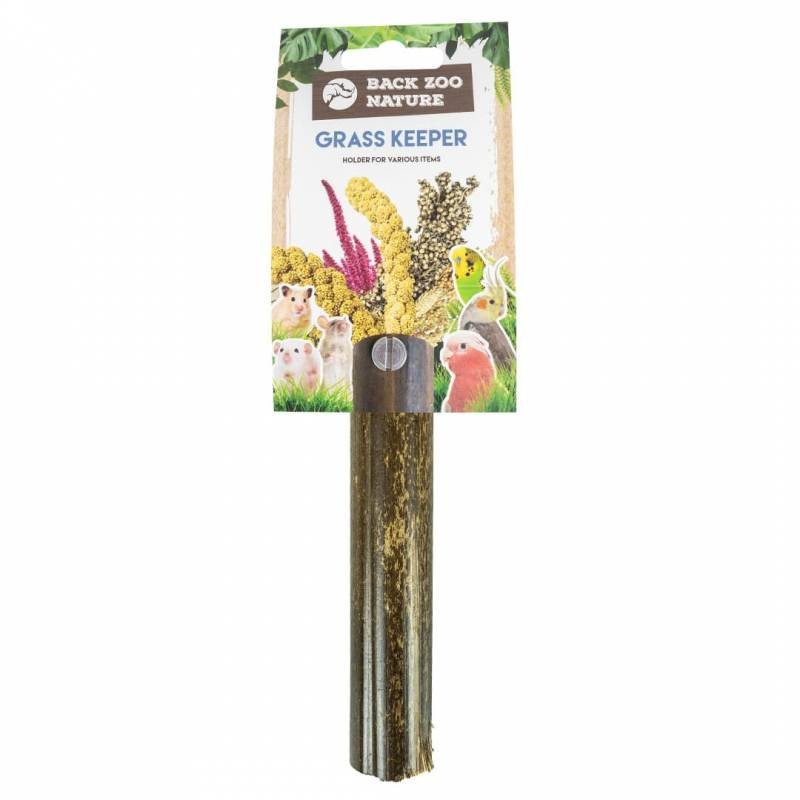 Back Zoo Nature Bamboo Grass Keeper - Houder voor Trosgierst