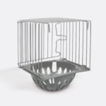 Draadnestkast met Kunststof Nest - Groen