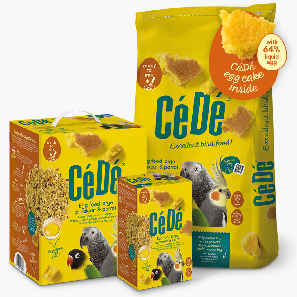 CéDé Eivoer Grote Parkiet en Papegaai - Aanvullend Vogelvoer - 1, 5 of 10 Kilo