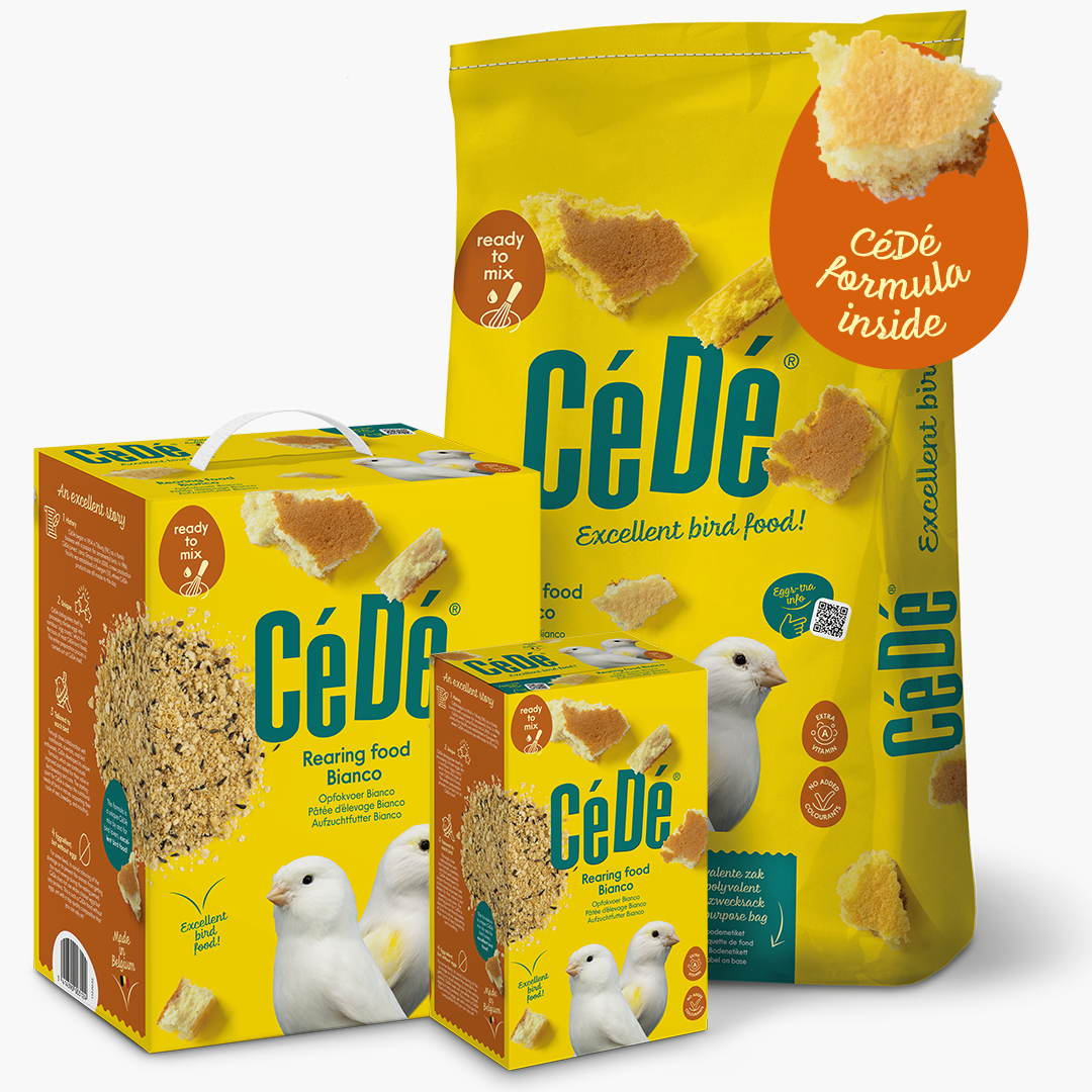 8180 CéDé Opfokvoer Bianco - Aanvullend Vogelvoer - 1, 5 of 10 Kilo