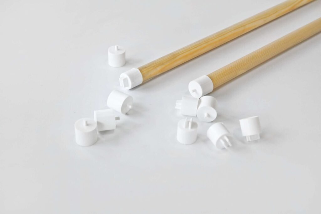 Zitstokdopjes met Gleuf 12 mm - Tweede afbeelding