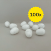 Plastic Ei Tropen - Kunsteitjes - 100 Stuks