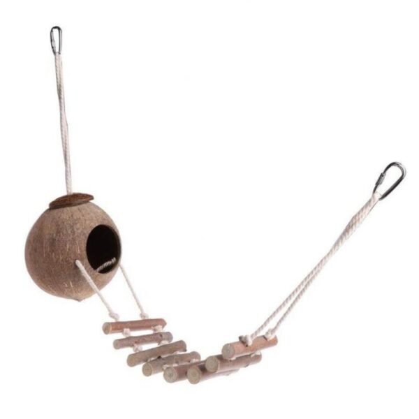 Benelux Vogelhuis Cocosnoot met Touwladder