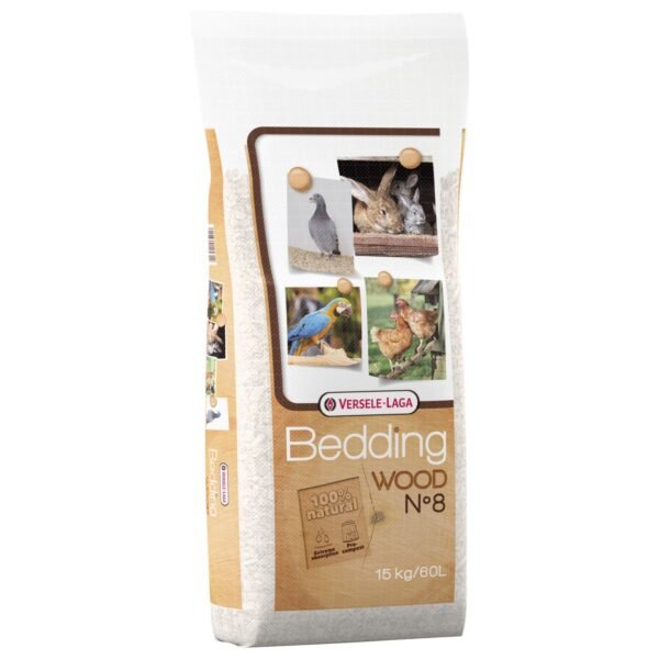 Beukensnippers Middel 8 mm - Wood Bedding - 15 Kilo