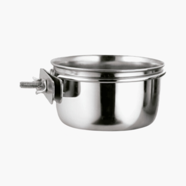 Coop Cup Inox + Schroef/Vijs – Eetkom voor Vogels – 14 cm