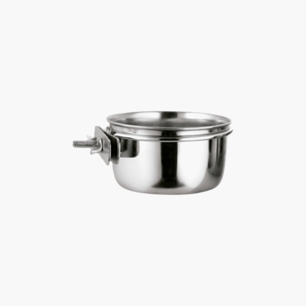 Coop Cup Inox + Schroef/Vijs – Eetkom voor Vogels – 7 cm