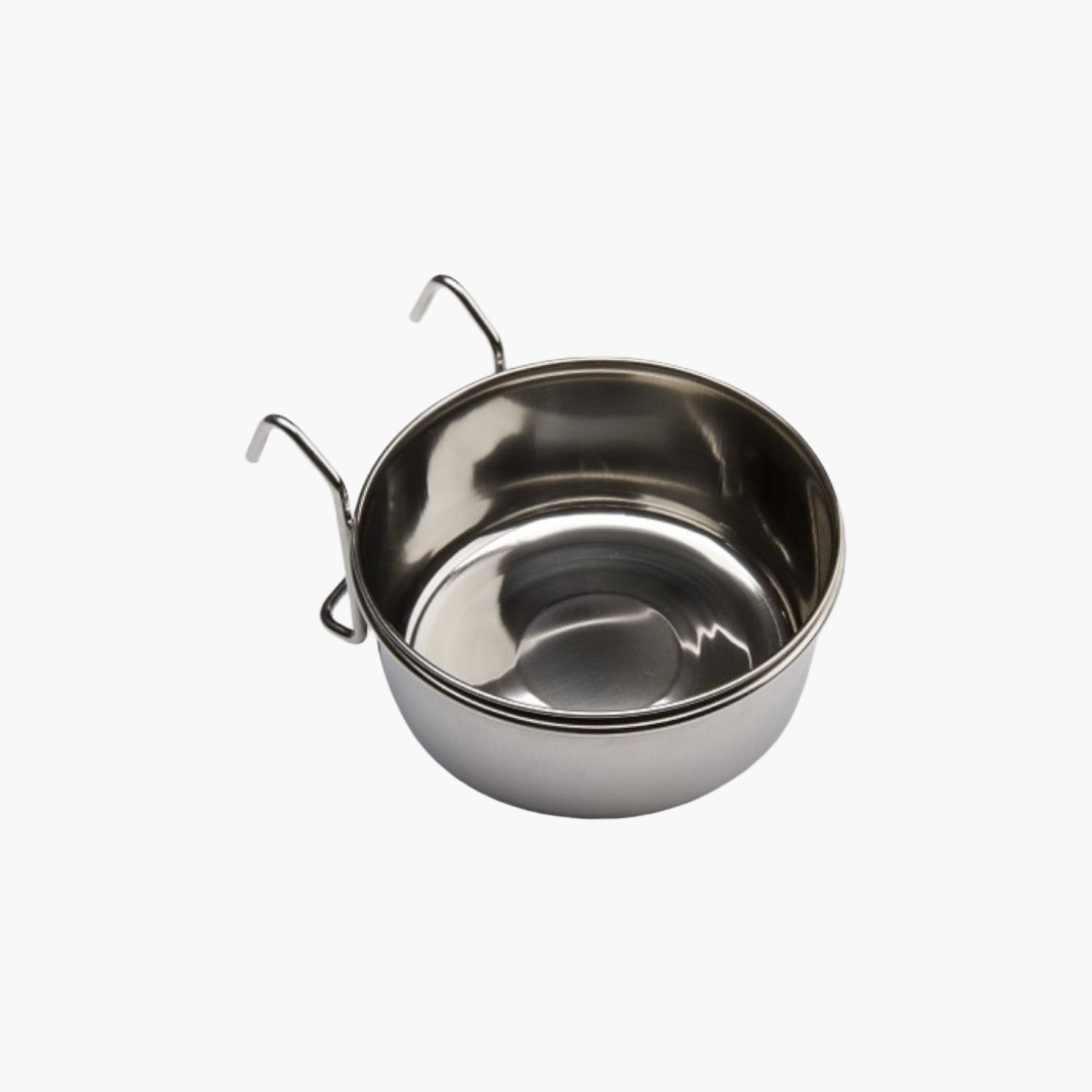 2121 Coop Cup Inox + Haak – Eetkom voor Vogels – 7 cm