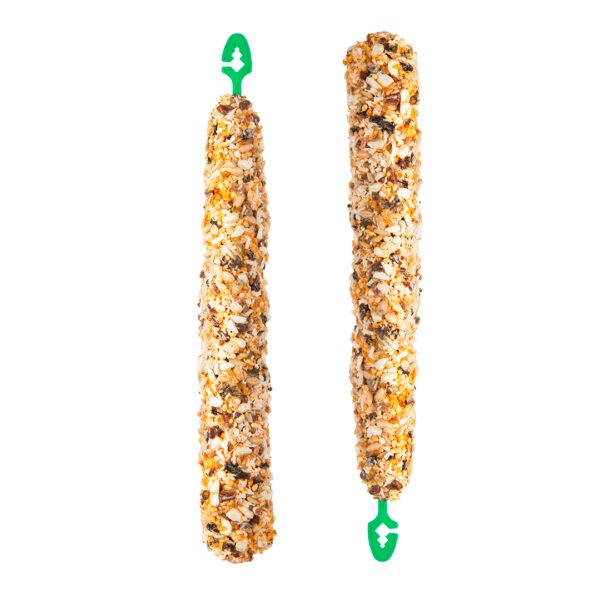 PUUR Pauze Zaadsticks Grote Parkiet en Kaketoe met Abrikoos en Mango - 2 Sticks - Tweede afbeelding