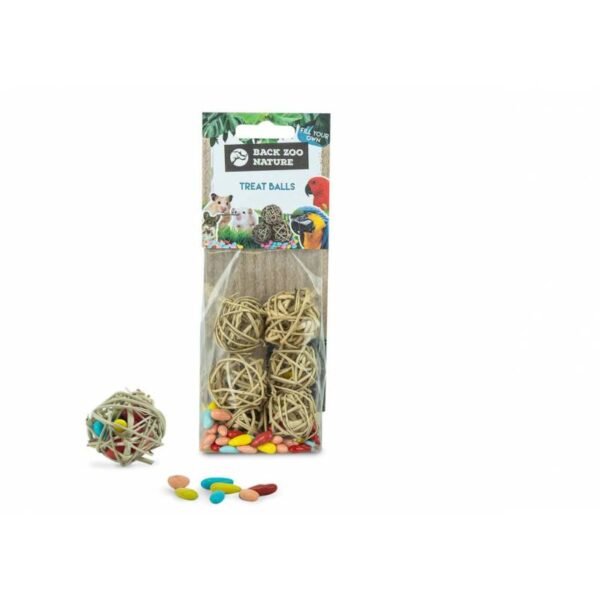Back Zoo Nature Fill Your Own Treat Balls - Vogelspeelgoed met Snacks - Tweede afbeelding