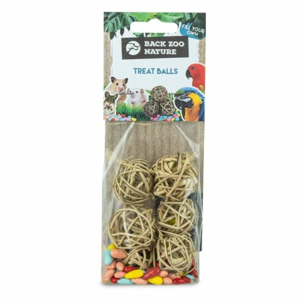 Back Zoo Nature Fill Your Own Treat Balls - Vogelspeelgoed met Snacks