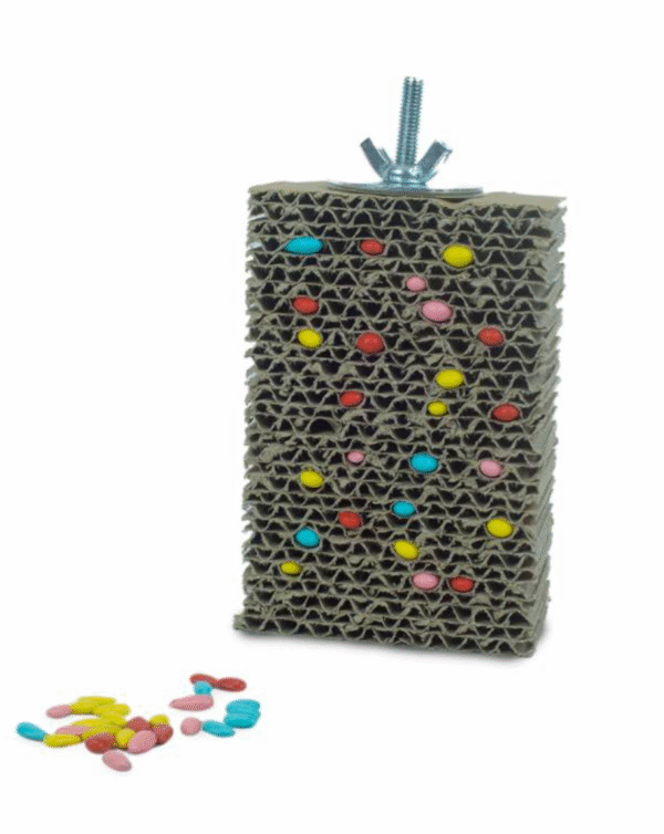 Back Zoo Nature Cardboard Treat Block - Vogelspeelgoed - Vierde afbeelding