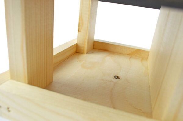 Garden Heroes Voederhuis Avia met Zwart Dakje - Vierde afbeelding