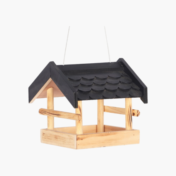 Kinlys Voederstation Noud met Zwart Dakpan Dakje - Tweede afbeelding