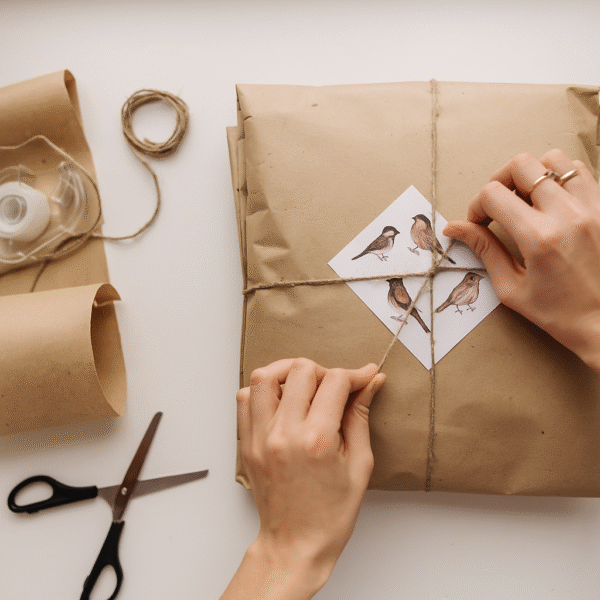 Inpakservice voor cadeaus van Kanariefarm