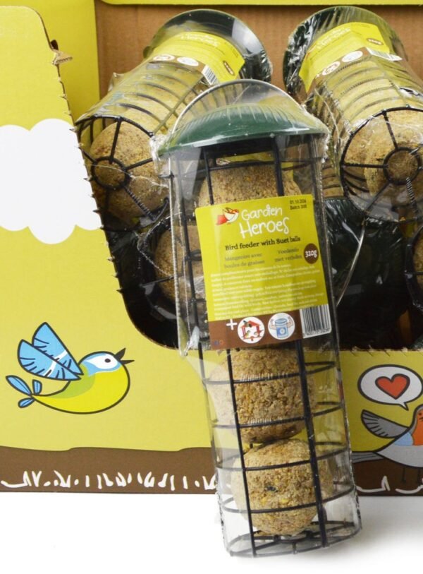 Garden Heroes Voedersilo met Vetbollen – 320 Gram - Tweede afbeelding