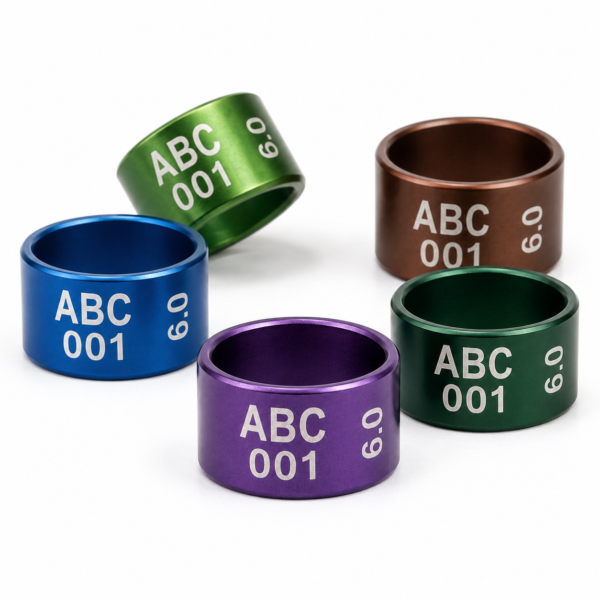 Gepersonaliseerde verharde aluminium ringen
